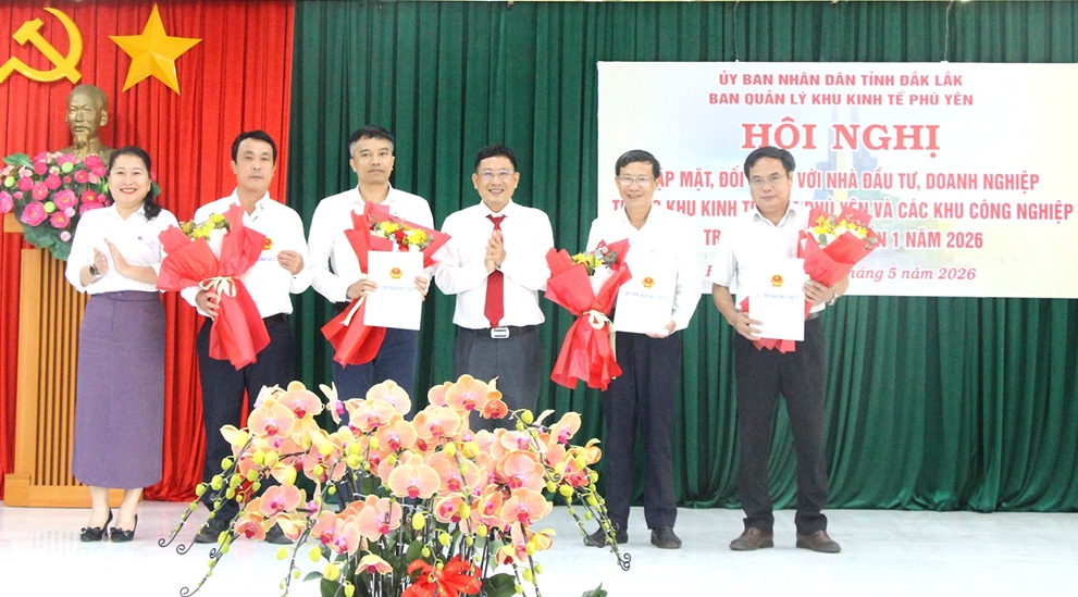 Đắk Lắk kiện toàn nhân sự lãnh đạo Ban Quản lý các khu kinh tế, khu công nghiệp